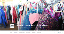 Desktop Screenshot of cinderellaprojectofmaine.org